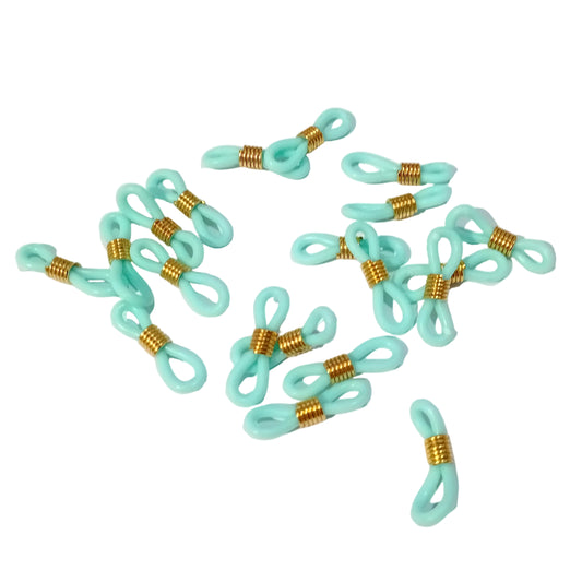 20pc Lt. Blue 20mm Eye Glass Chain Connectors