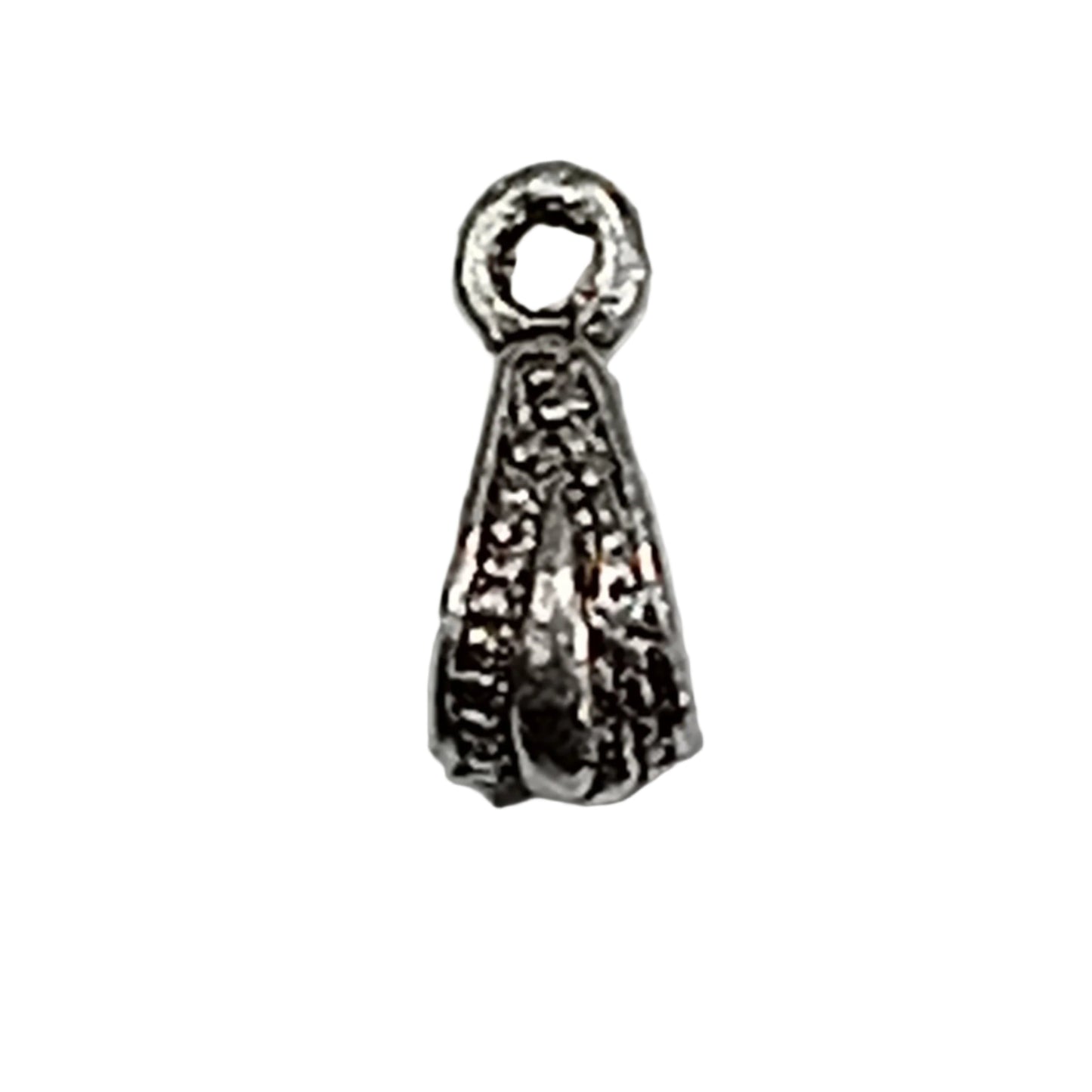 10pc Silver Pendant Slider Bail