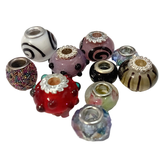 10pc Mixed European Bead Pack
