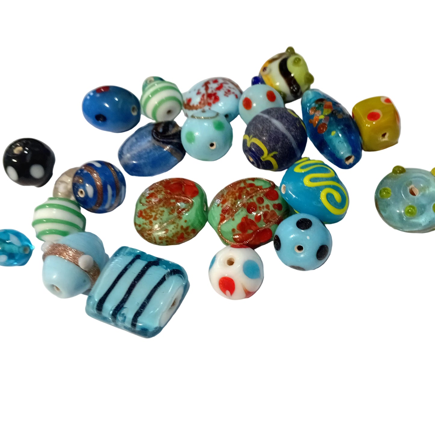 100g Under The Sea Lampwork Beads