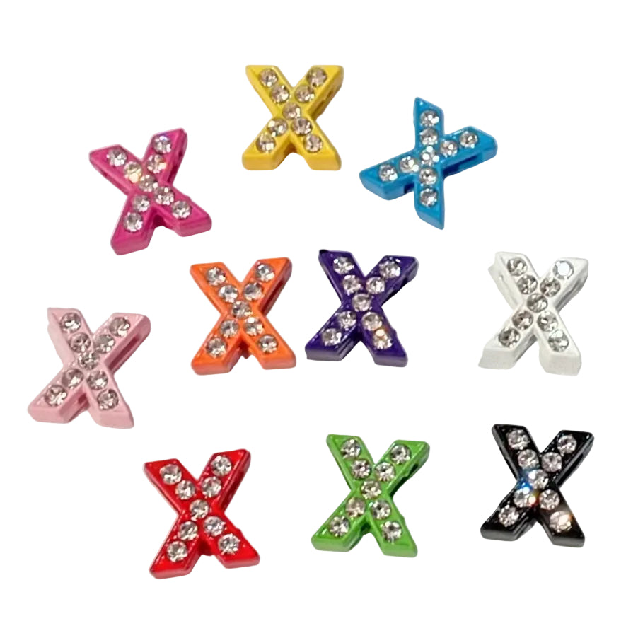 Slide Charm Letter X