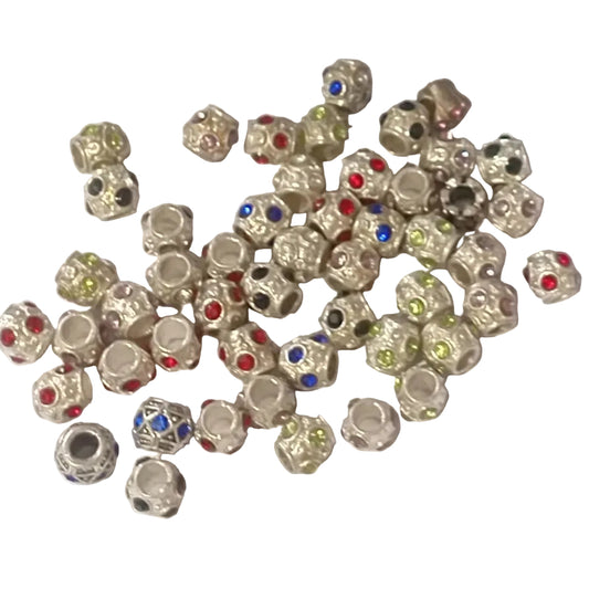 CLEARANCE! 50pc Barrel Charm Beads