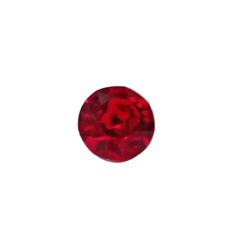 14mm Swarovski Crystal Red Point Back