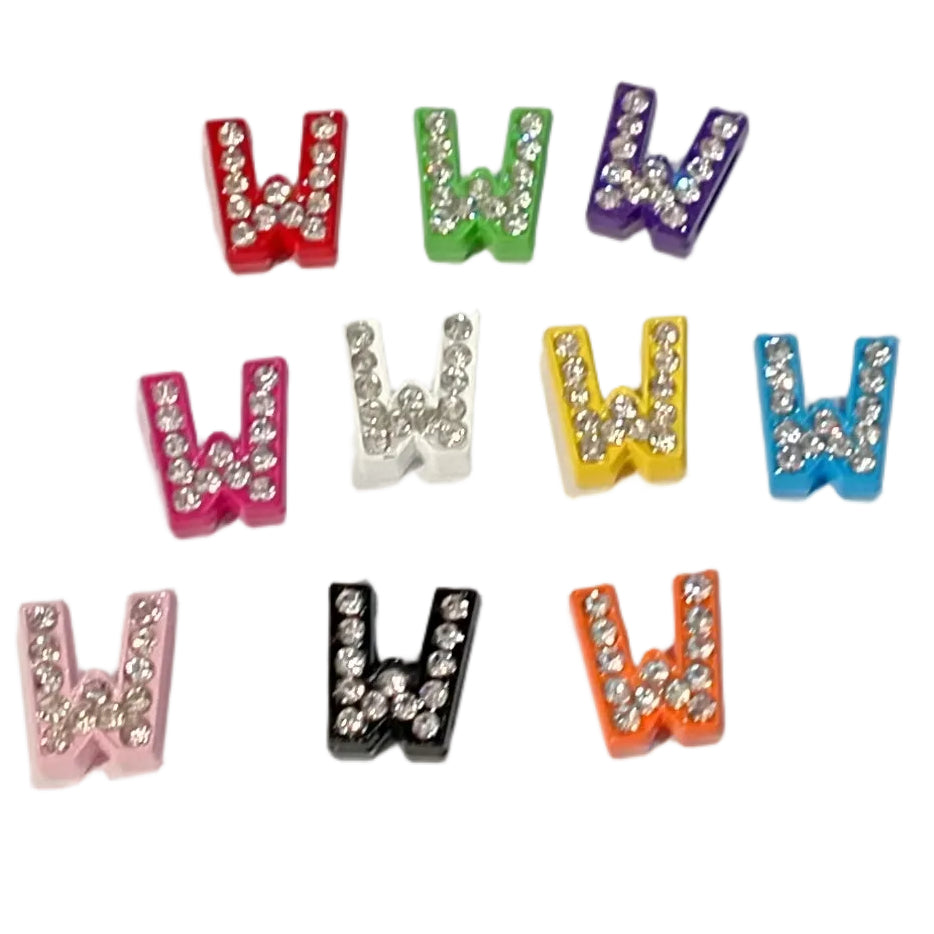 Slide Charm Letter W