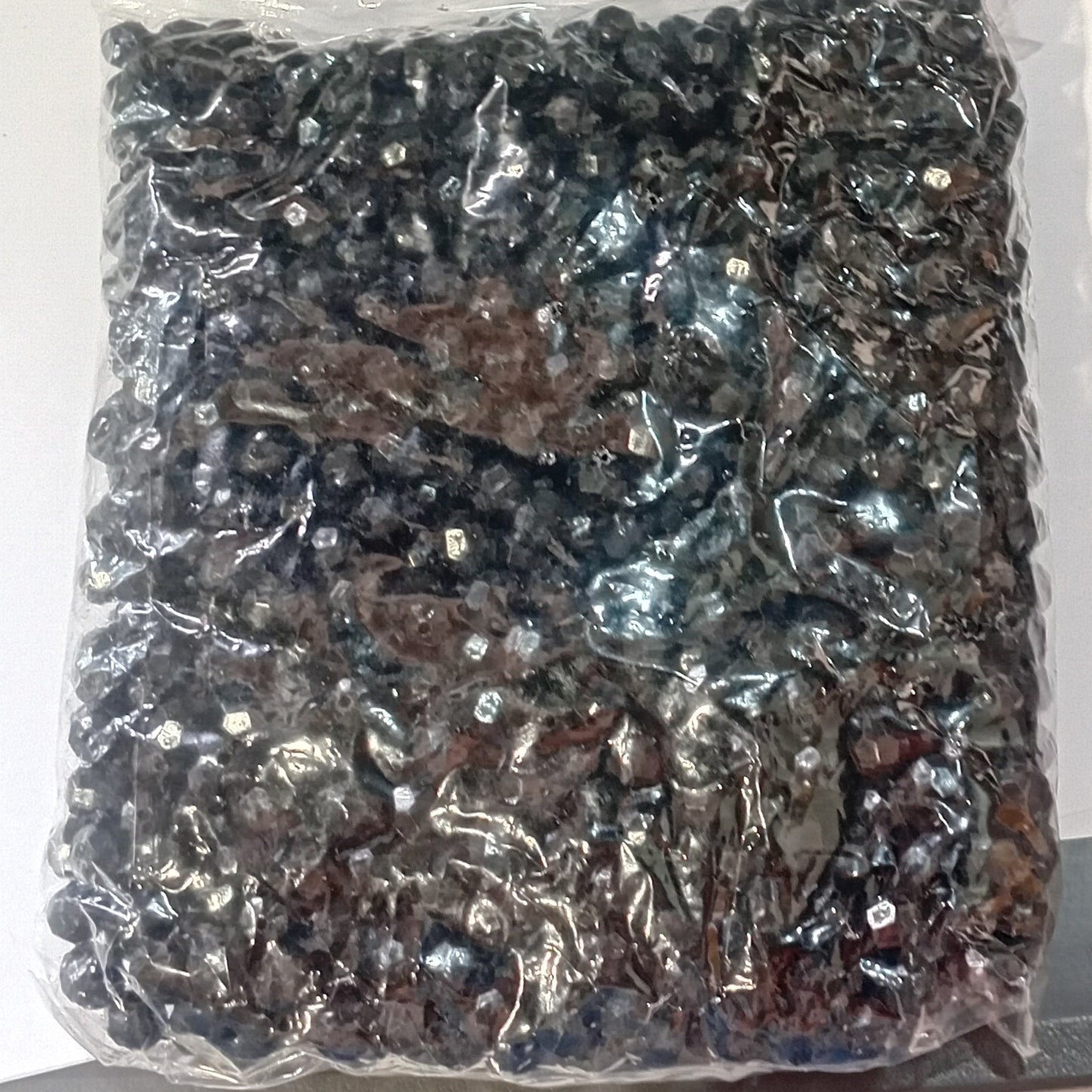 BULK SALE! 1000 Black Acrylic Faceted Beads