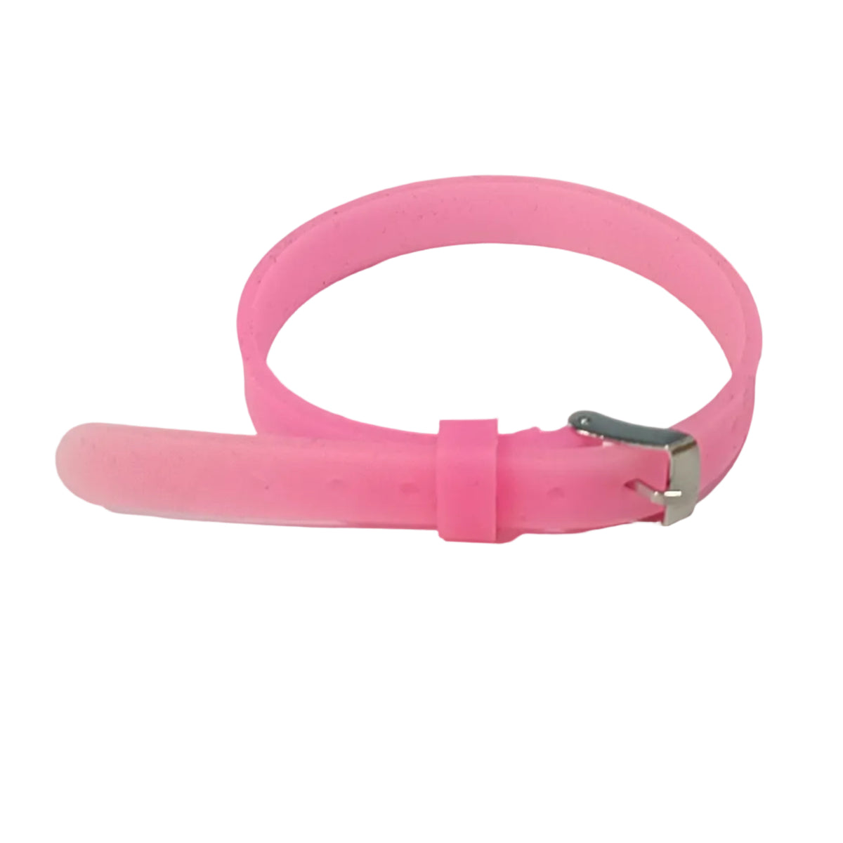Pink Adjustable Silicone Bracelet