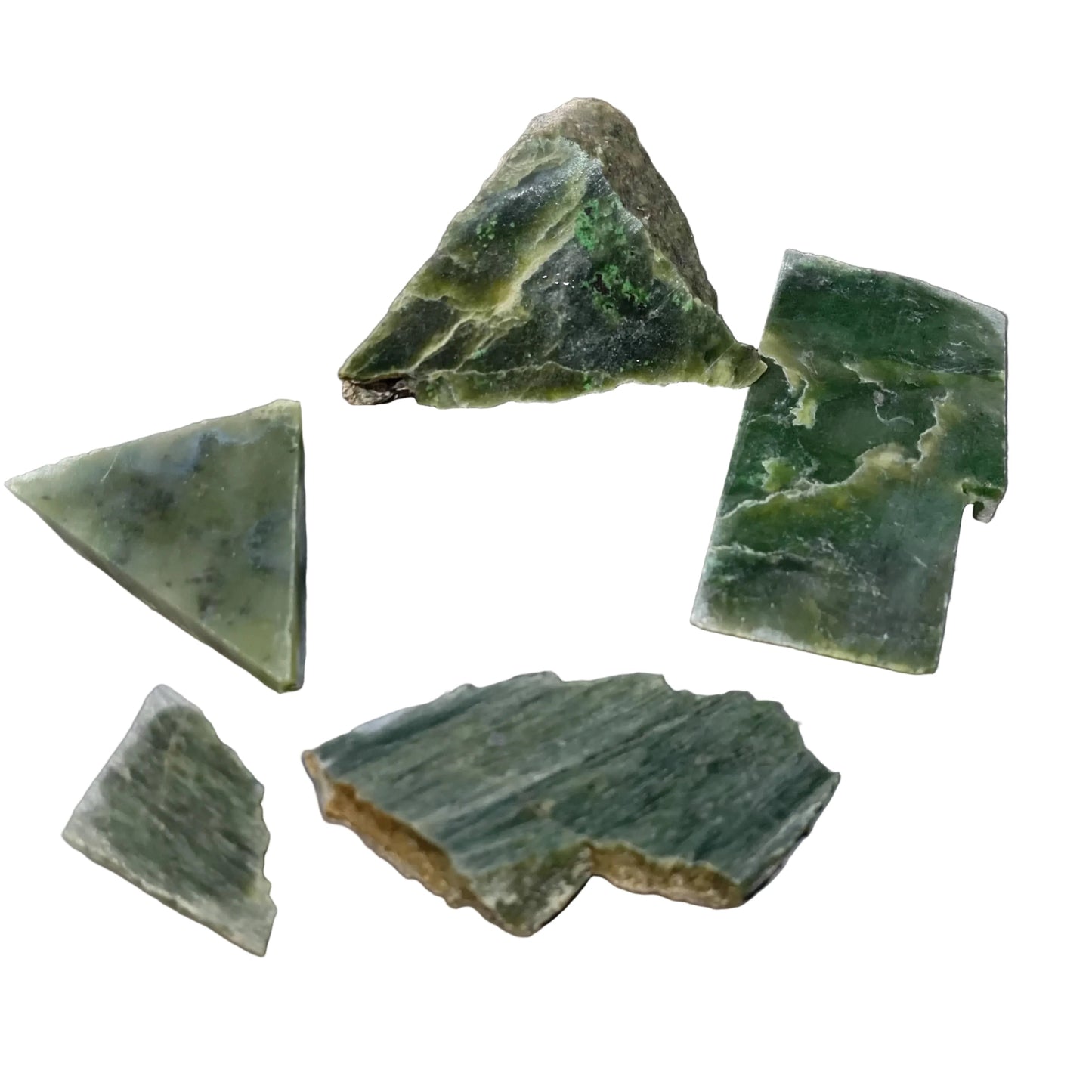 NZ Raw Green Stone Off Cuts