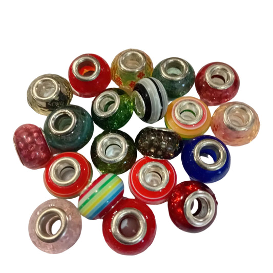 20pc Mixed European Bead Pack