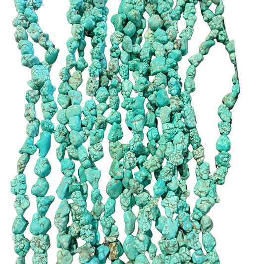 Howlite Chunky Nugget Bead Strand