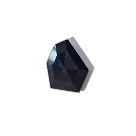 18mm Swarovski Crystal Black Point Back