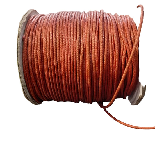 10M 1mm Light Brown Cotton Cord