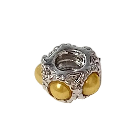 1pc Gold Pearl European Charm Bead