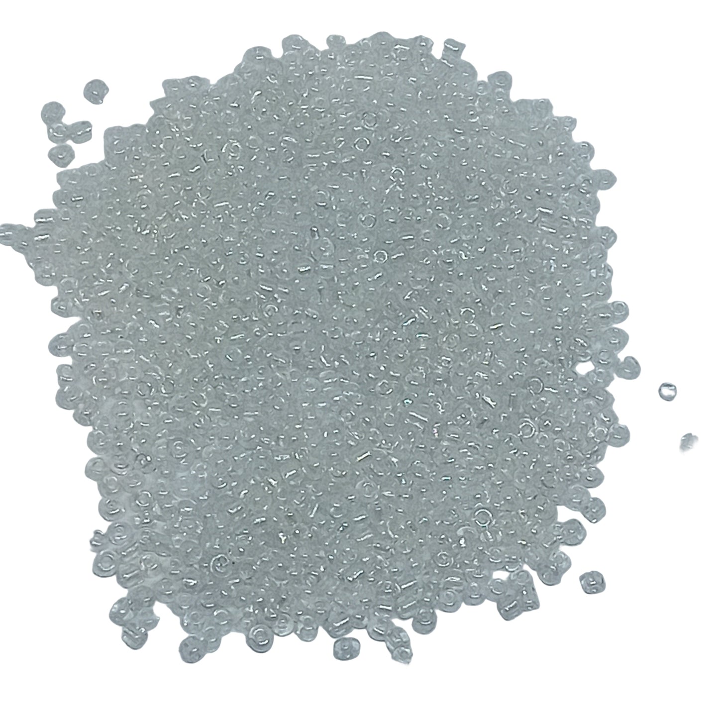 15g 11/0 2mm Clear AB Seed Beads