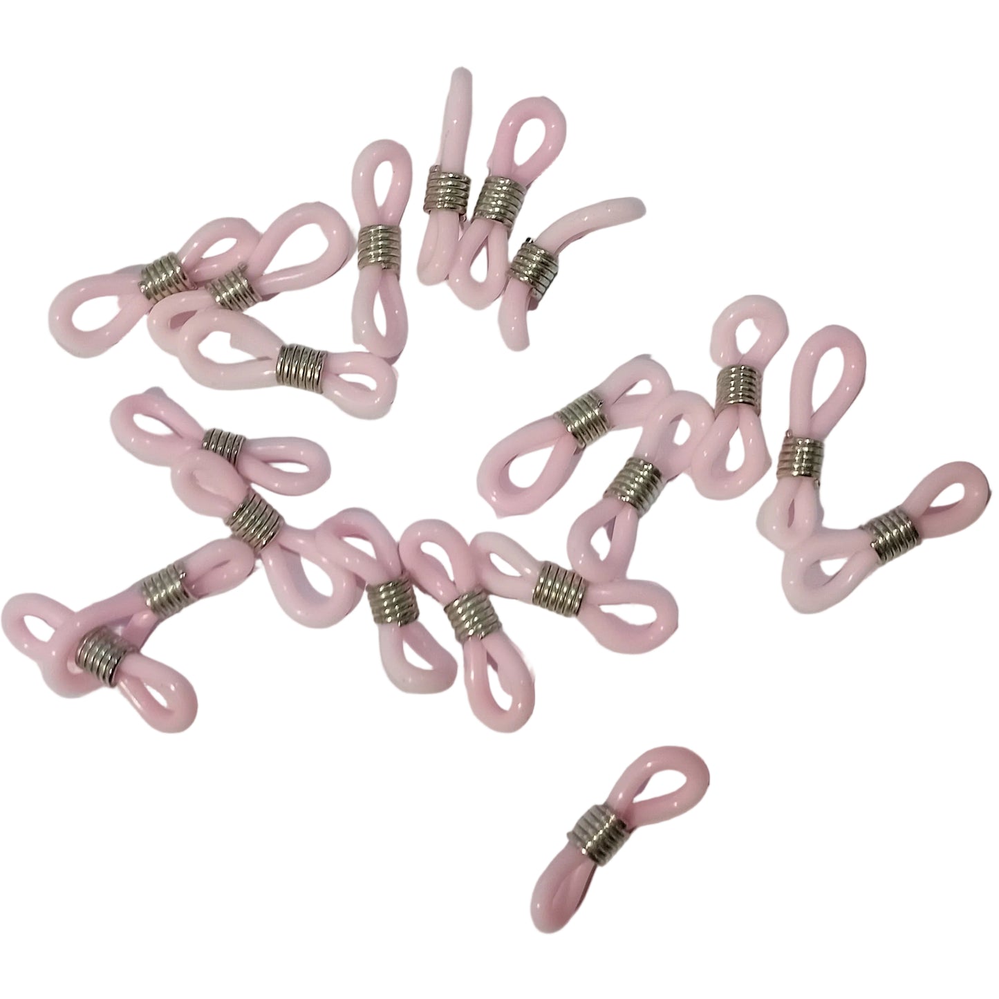 20pc Lt. Pink 20mm Eye Glass Chain Connectors