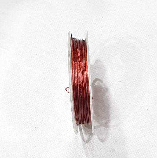 10m Spool Red Tiger tail