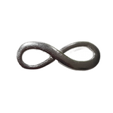 10pc Silver Infinity Charms