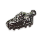 10pc Silver Football Boot Charms
