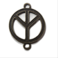 10pc Bronze Peace Signs