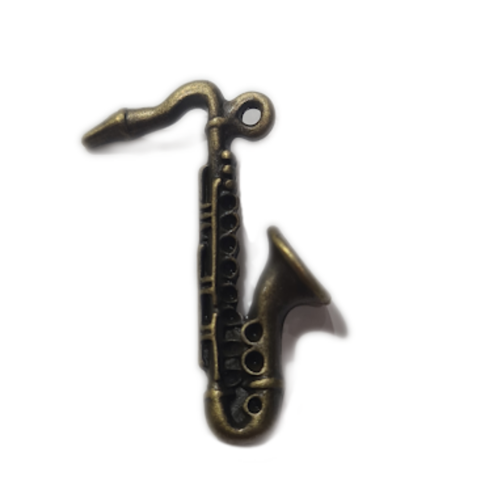 10pc Bronze Saxophone Charm Pendants