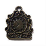 10pc Bronze Grandfather Clock Charms
