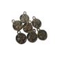 10pc Bronze Head Charm Pendants