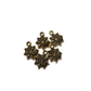10pc Dark Gold Spider Web & Spider Charms