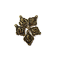 10pc Gold Portrait Charms