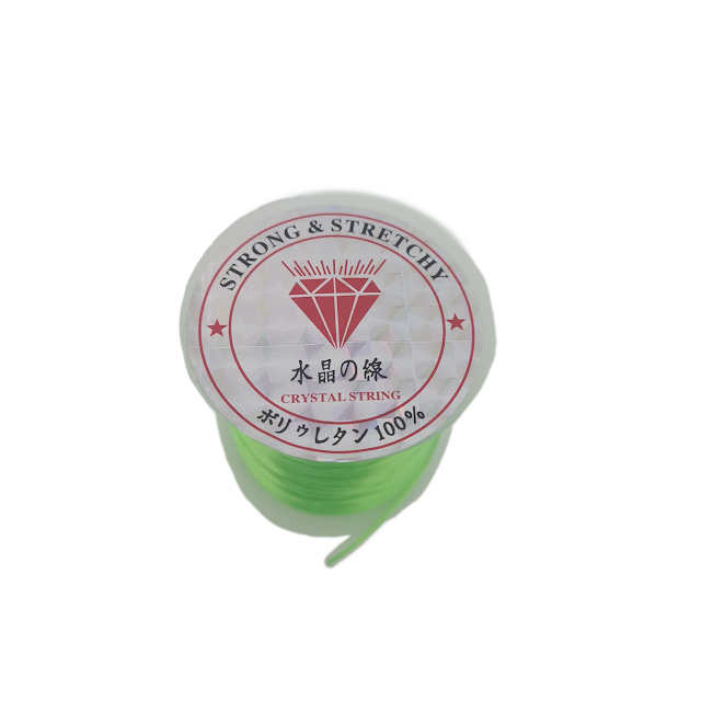 Light Green Crystal Stretch String