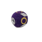 2pc Purple & Diamond Kashmiri Beads
