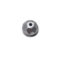 LAST1! 20pc Czech Silver Rondelle Beads