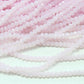 Pink Crystal Rondelles Approx 145 beads