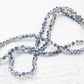 Dual Coloured Blue Crystal Rondelles Approx 152 beads