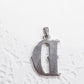 Letter D Paua Shell Pendant