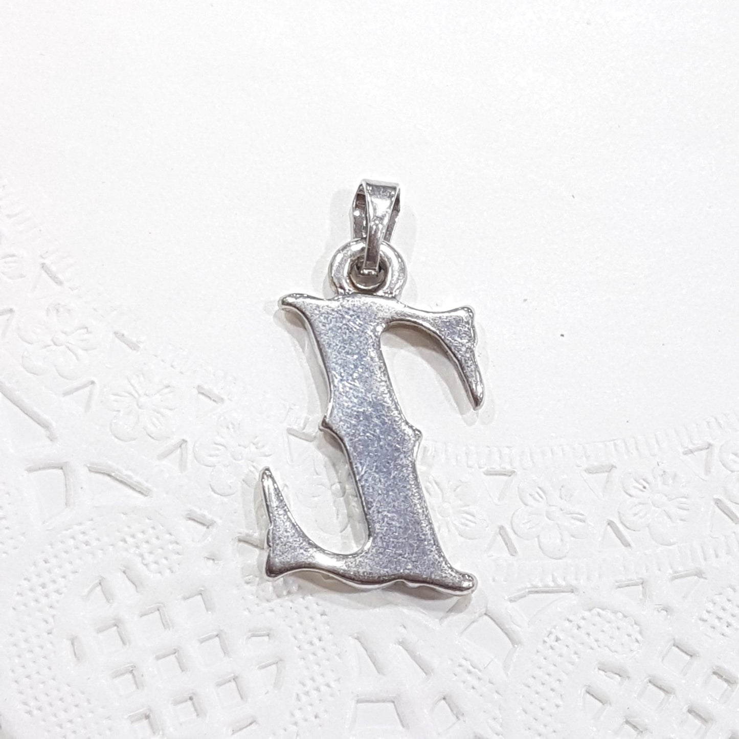 Letter Z Paua Shell Pendant