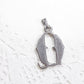 Letter Q Paua Shell Pendant