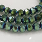 Round Electroplated Crystal Beads Approx 94 beads