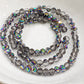 Electroplate Crystal Rondelles Approx 100 beads