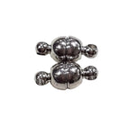 2 Sets Dark Silver Magnetic Clasps