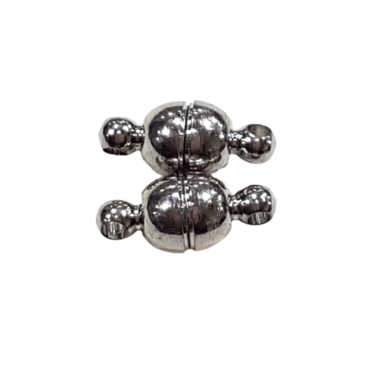 2 Sets Dark Silver Magnetic Clasps