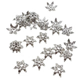 25pc Tibetan Silver Bead Caps