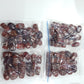 100g Red and Gold Lampwork Beads