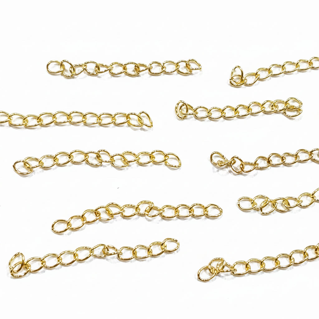 10pc Gold Extension Chain
