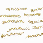 10pc Gold Extension Chain