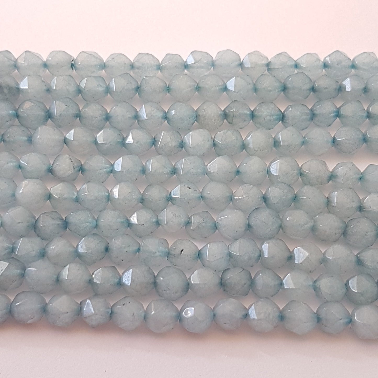 Strand of 6mm New Jade Beads