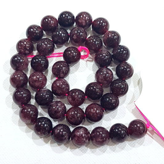 10mm Garnet Gemstone Beads