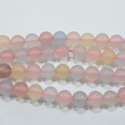 8mm Chalcedony Gemstone Beads