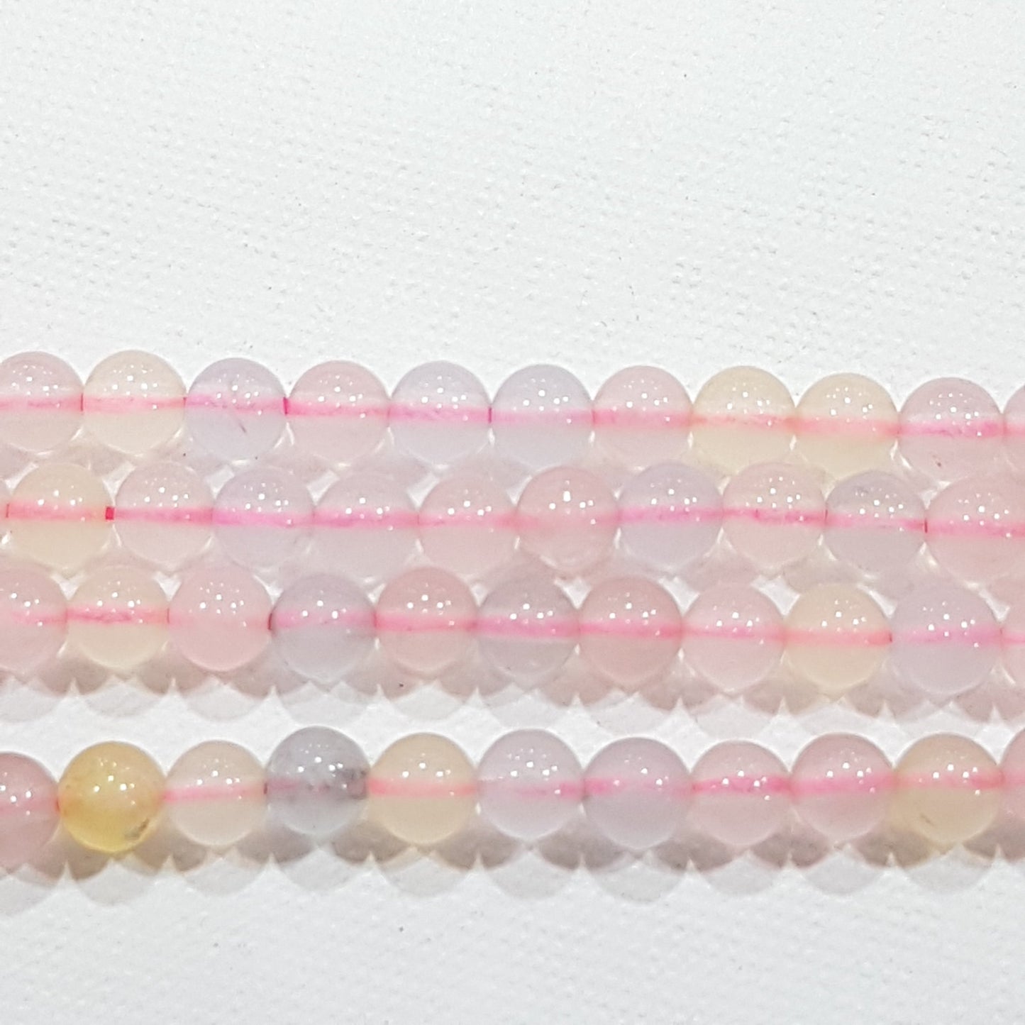 6mm Chalcedony Gemstone Beads