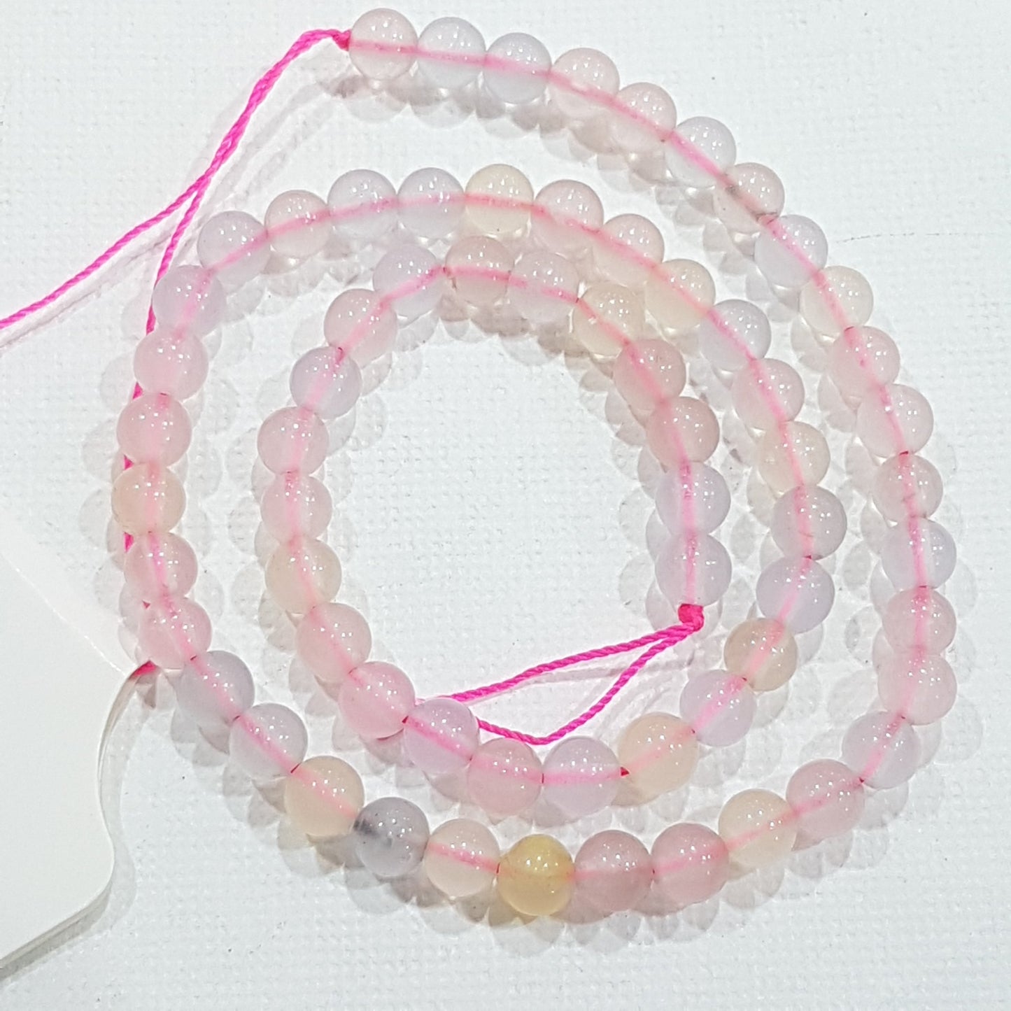6mm Chalcedony Gemstone Beads