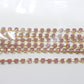 Light Rose Preciosa Rhinestone Chain ss10