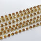 Topaz Preciosa Rhinestone Chain ss8